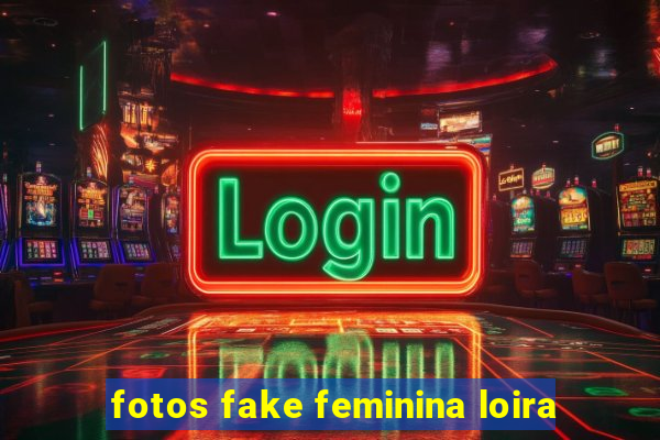 fotos fake feminina loira